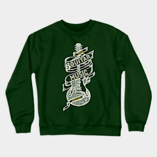 musical Guitar Crewneck Sweatshirt